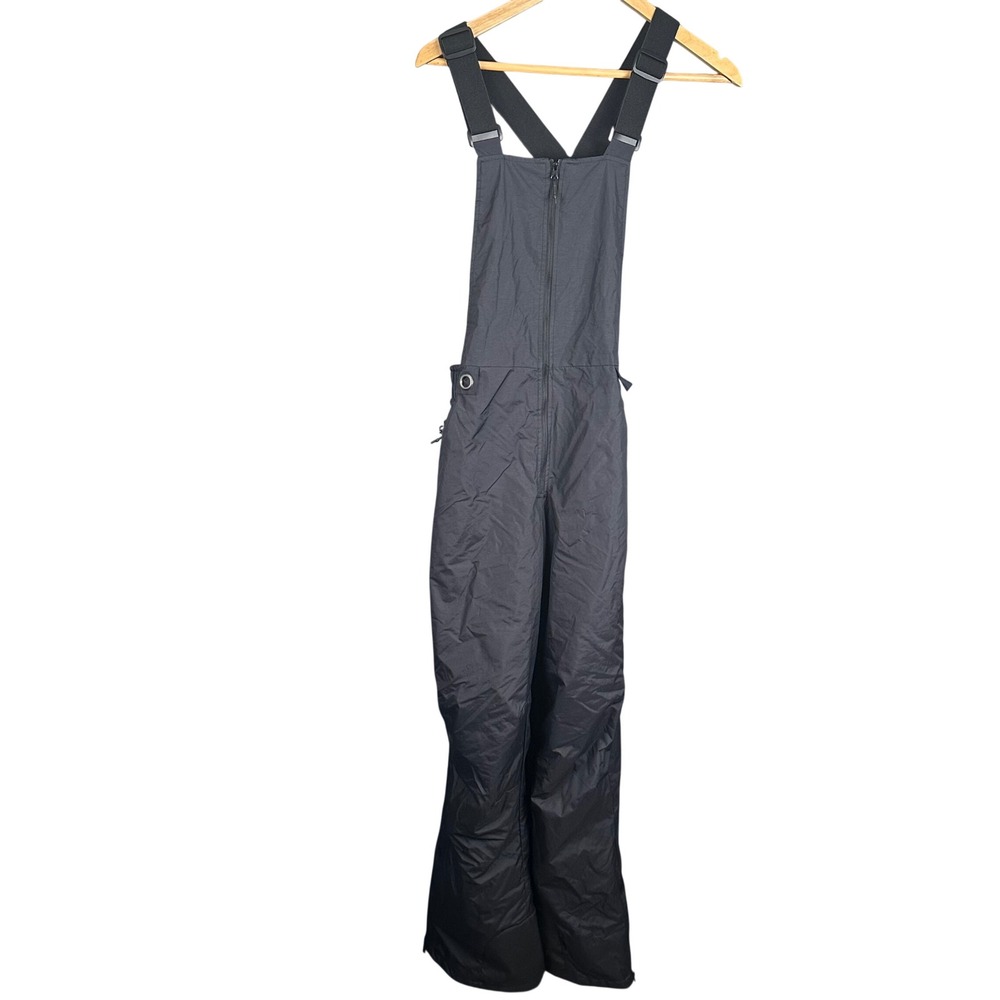 Baleaf Mens Black Insulated Snow Bib Overalls Ski Pants Large L